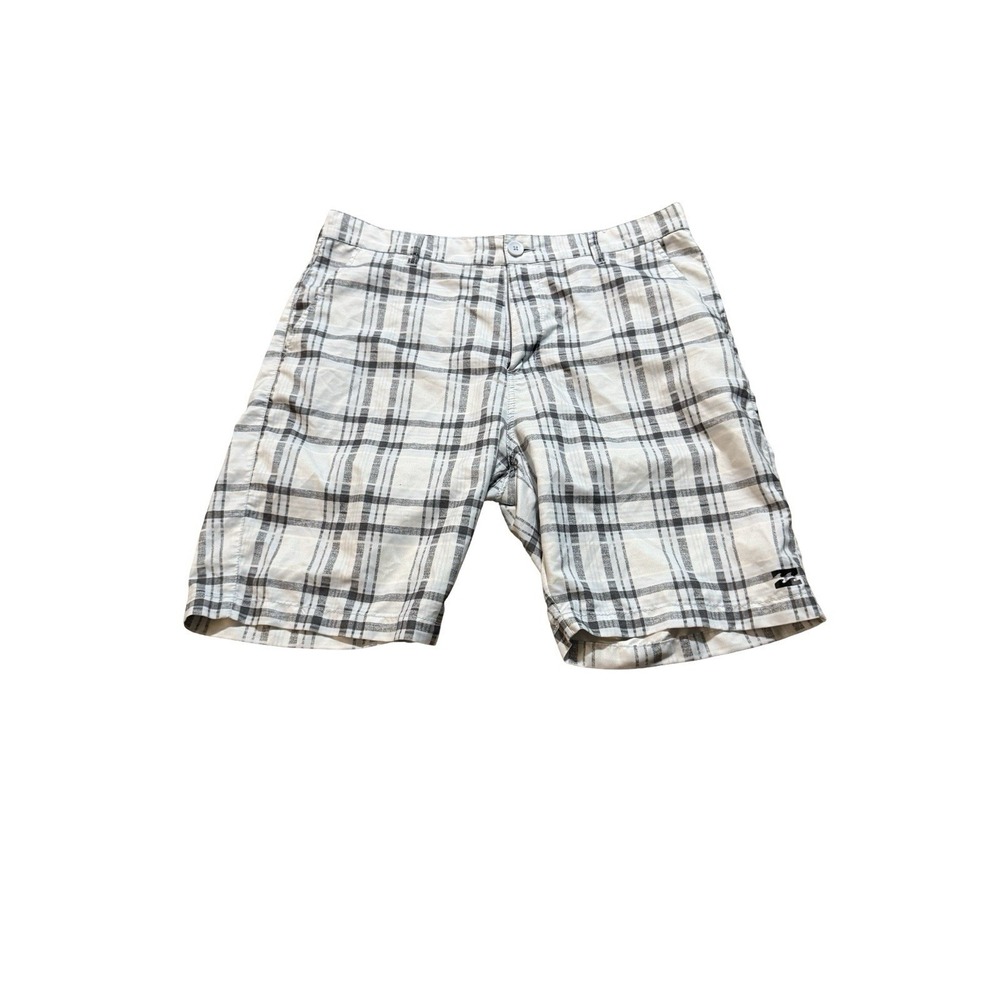 Billabong Blue Plaid 21 Inch Board Shorts - Size 36 - $85